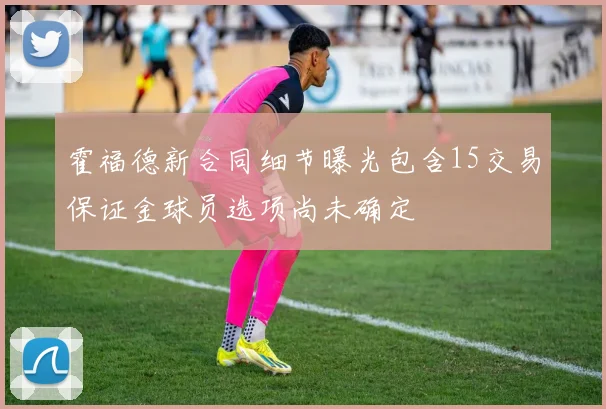 霍福德新合同细节曝光包含15交易保证金球员选项尚未确定